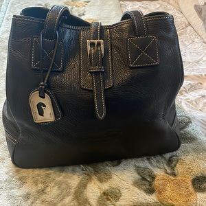Dooney & Bourke Vintage black  Leather Shoulder Bag